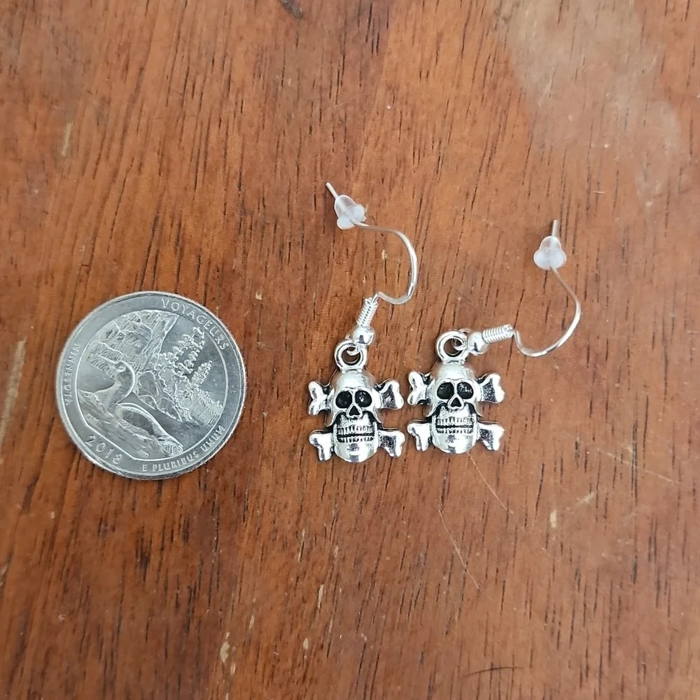 Skull and Cross bone earrings